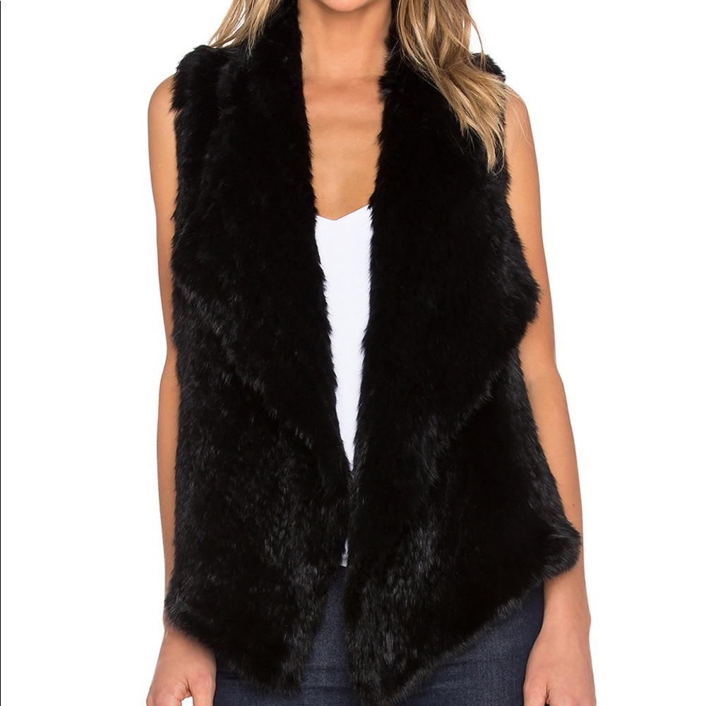 525 America Luxe Rabbit Fur Vest